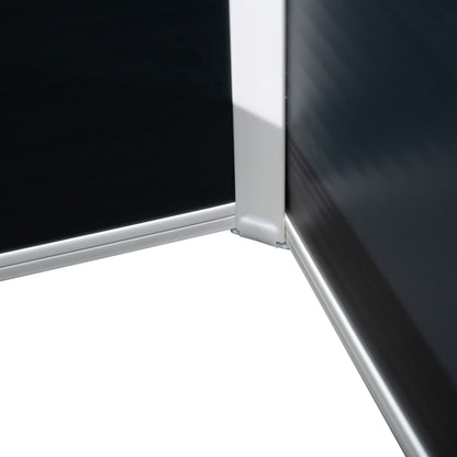 Raised Bed Planter Box with Drainage Function Vegetable Bed for Vegetables, Herbs in the Garden, Patio and Balcony, Plastic, Grey, 120 x 90 x 30 cm