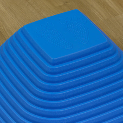 River Stones, 11-Piece Balancing Stones in Square Shape, Stackable & Non-slip Stack Stones up to 80 kg Load Capacity, Stepping Stones for 3-8 years, for Indoor Outdoor Play Multicolor