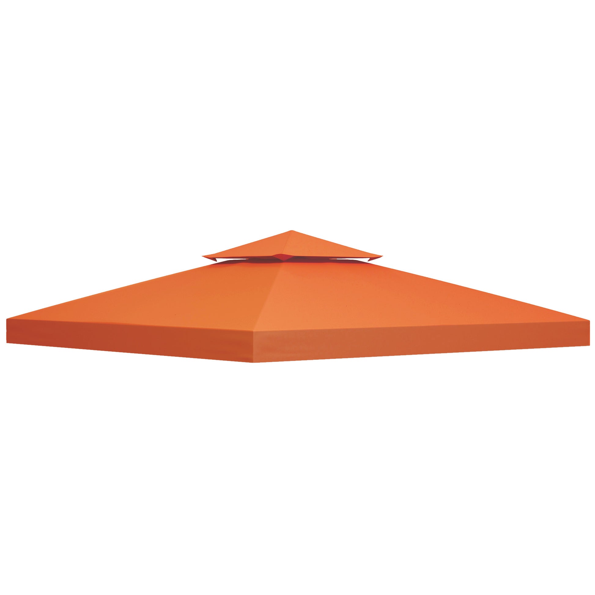 Replacement Roof for Pavilion 3x3m Water-Resistant Pavilion Roof for Metal Pavilion Pavilion Replacement Roof Garden Pavilion Party Tent Garden Tent Polyester Rust Red