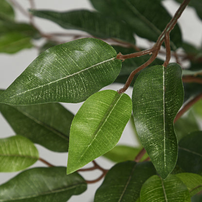 Artificial Ficus Tree 150 cm Decorative Artificial Plant in Pot for Home, Living Room, Office Ø15x150 cm Green