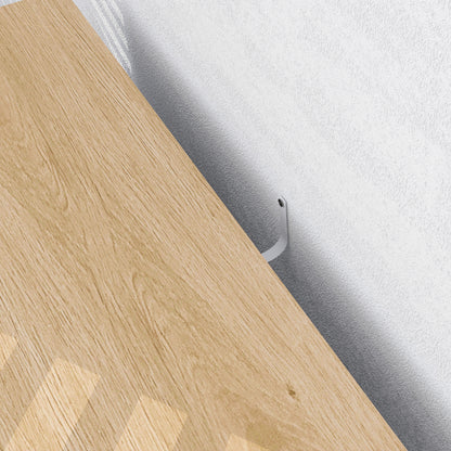 Bathroom Cabinet, Storage Cabinet with Open Compartments and Cabinet, Bathroom Cabinet size 80L x 35W x 70H cm, natural wood