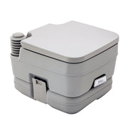 Camping Toilet Foldable Travel Toilet max. Load Capacity up to 200 kg 10L Portable Toilet Dry Separation Toilet for Camping, Hiking, Traveling, Fishing Gray