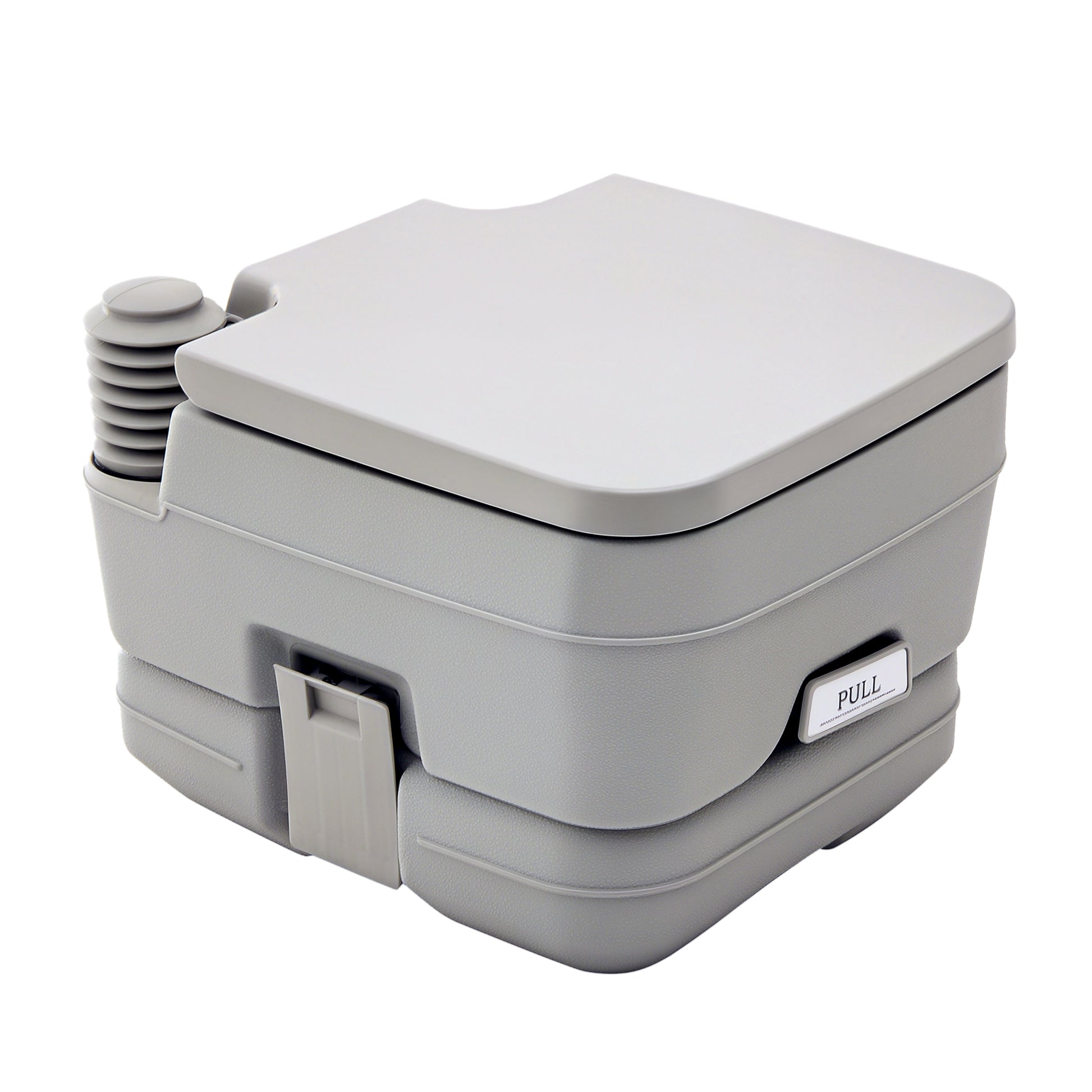 Camping Toilet Foldable Travel Toilet max. Load Capacity up to 200 kg 10L Portable Toilet Dry Separation Toilet for Camping, Hiking, Traveling, Fishing Gray