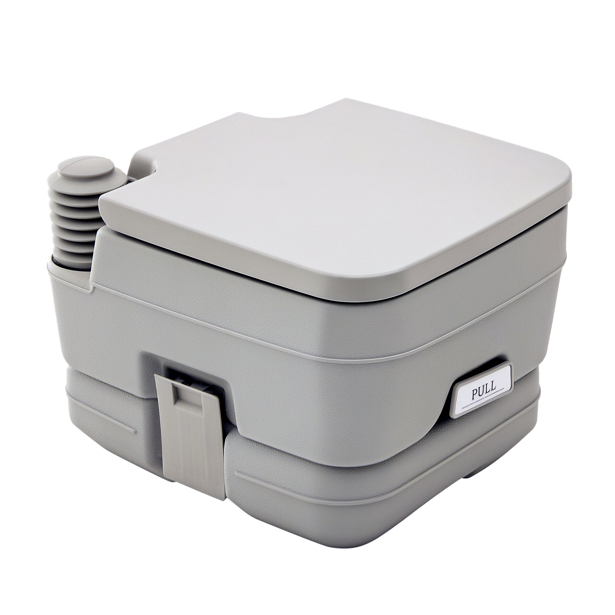 Camping Toilet Foldable Travel Toilet max. Load Capacity up to 200 kg 10L Portable Toilet Dry Separation Toilet for Camping, Hiking, Traveling, Fishing Gray
