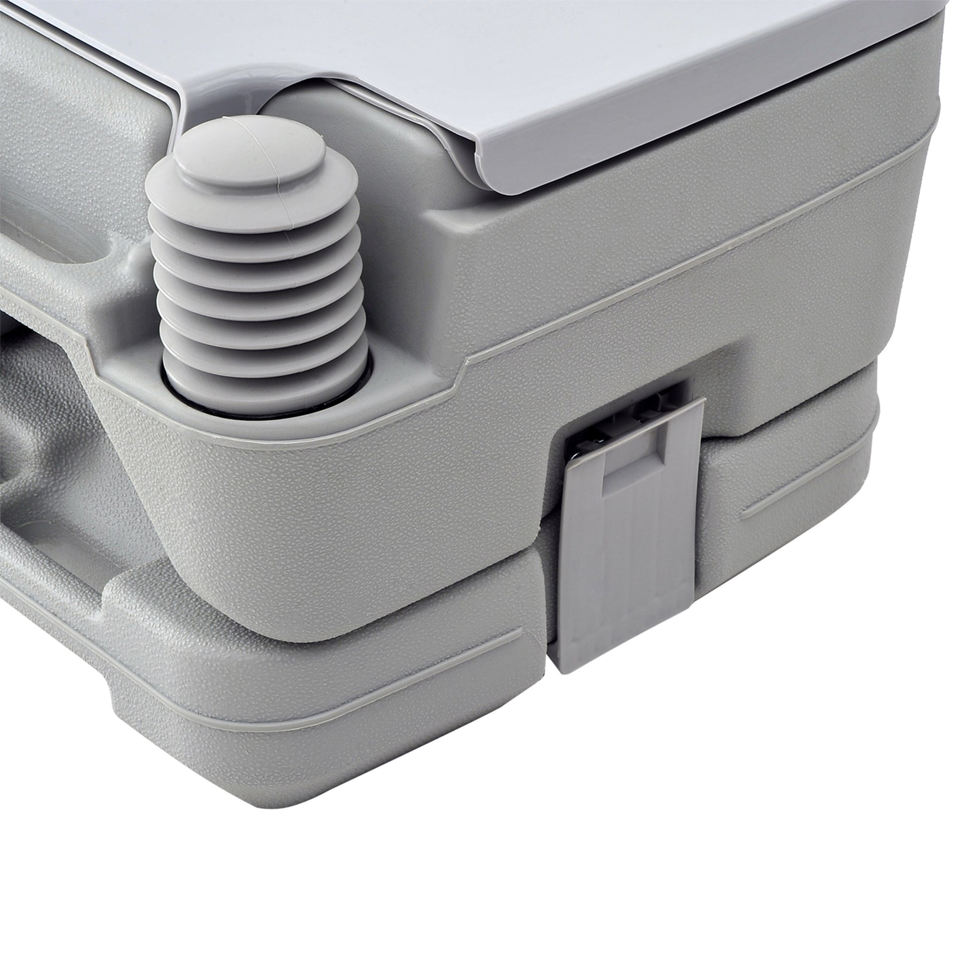 Camping Toilet Foldable Travel Toilet max. Load Capacity up to 200 kg 10L Portable Toilet Dry Separation Toilet for Camping, Hiking, Traveling, Fishing Gray