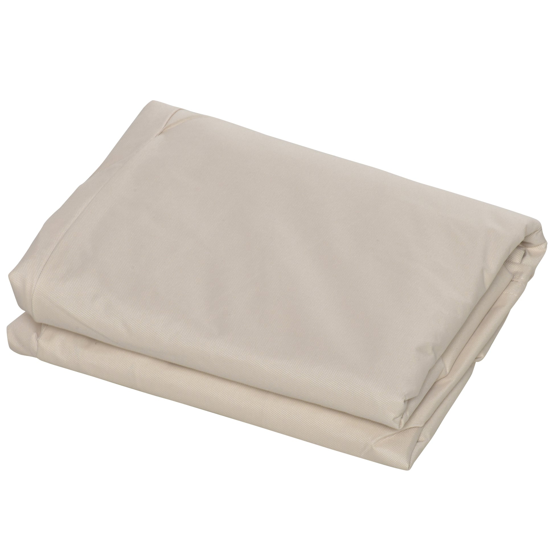 Beige Protective Cover for 3-Seater Bench 218x111x63/101 cm Waterproof Cover for Outdoor Garden Furniture Terrace Sofa Table Chair or BBQ