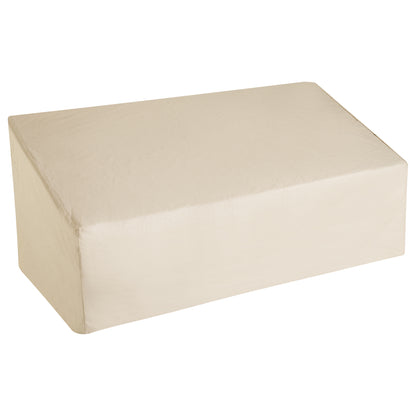 Beige Protective Cover for 3-Seater Bench 218x111x63/101 cm Waterproof Cover for Outdoor Garden Furniture Terrace Sofa Table Chair or BBQ