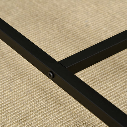 5-Piece Bar Table Set Bar Table with Bar Stool Set Dining Table with 4 Chairs Kitchen Table for Dining Room, Kitchen, Oak+Black