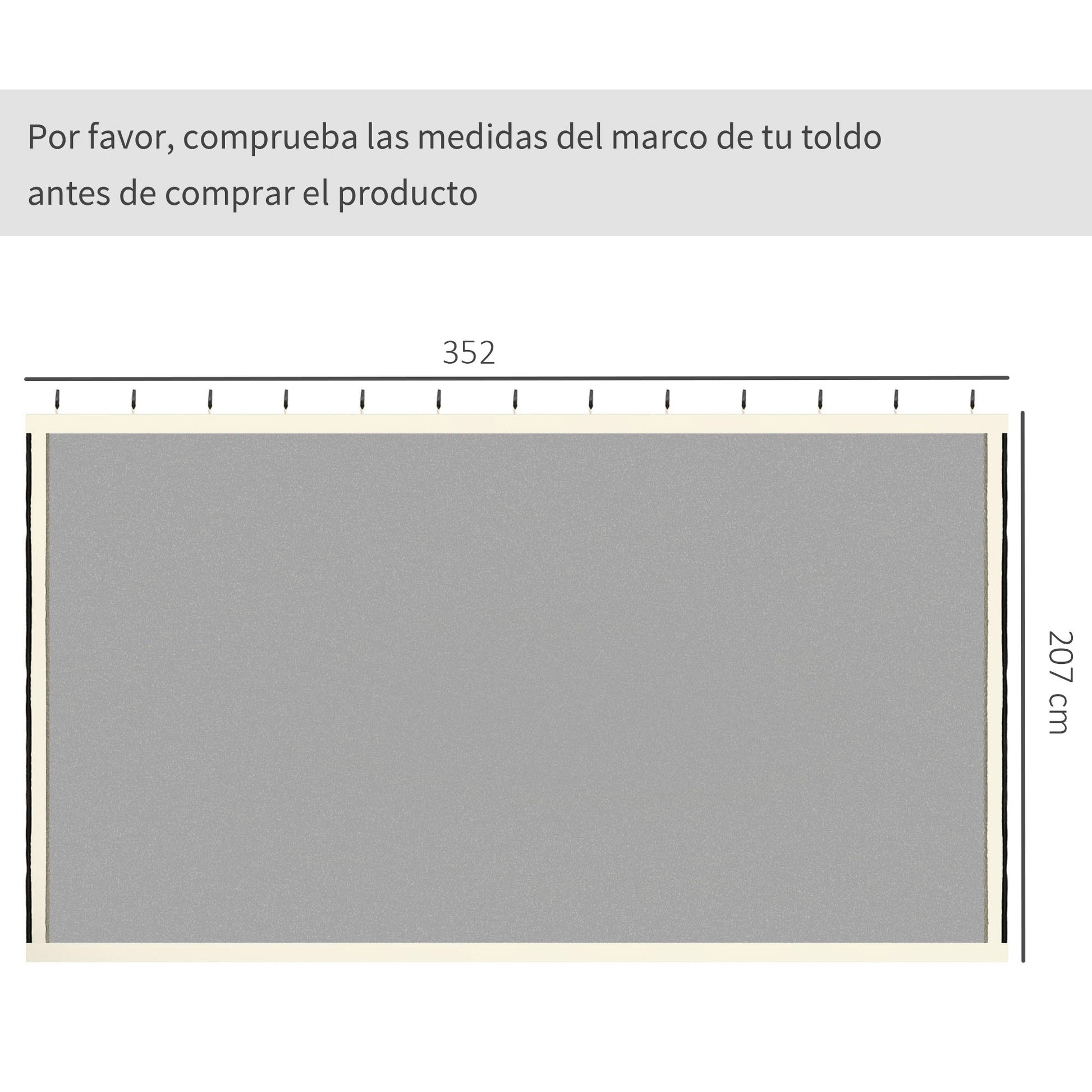 4 Side Panels 3.5x2 m for Garden Gazebo Canopy with Zipper Mesh Fabric Black