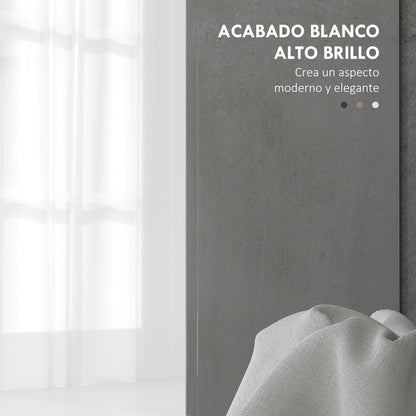 Under Sink Cabinet Bathroom Vanity Unit with Pedestal Sink or with Legs 2 Doors and Adjustable Shelves for 80x34x60 cm Bright White Bathroom