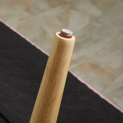 2-Seater Fabric Sofa Upholstered Double Sofa Seat Furniture Lounge Sofa Wood Velvet-like Polyester Foam Pink 117 x 56.5 x 77 cm