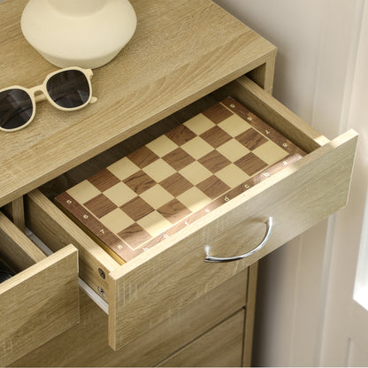 Narrow Shoe Cabinet Shoe Storage Organizer with 2 Flip-Down Drawers and 2 Removable Drawers for 12 Pairs of Shoes for Hallway 80x30x91.5 cm Oak