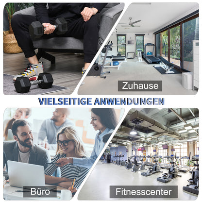 Dumbbell Set, 2 Piece Dumbbells with Knurled Handle, Cast Iron Dumbbell Set, 2 x 22 lbs, Dumbbells for Men and Women, Dumbbell Set for Home, Gym, Strength Training