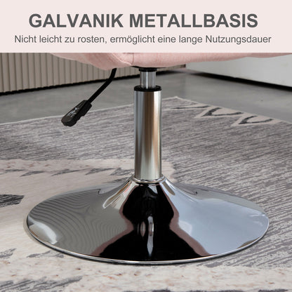 Armchair Lounge Chair with Armrest, Lumbar Pillow, Upholstered Recliner with Metal Frame, Microfiber Cloth, Height Adjustable Swivel Chair for Bedroom, Living Room, Dark Gray