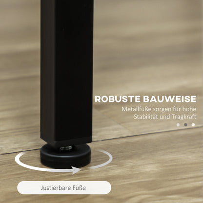 Bar Table with Bar Stool Set, 5-Piece Bar Table Set, Kitchen Table with 4 Bar Stools, Dining Set in Industrial Design, for Kitchen, Dining Room, Metal, Rustic Brown