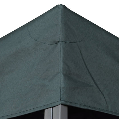 Replacement Roof for Pavilion 3x3m Water-Resistant Pavilion Roof for Metal Pavilion Pavilion Replacement Roof Garden Pavilion Party Tent Garden Tent Polyester Charcoal Grey