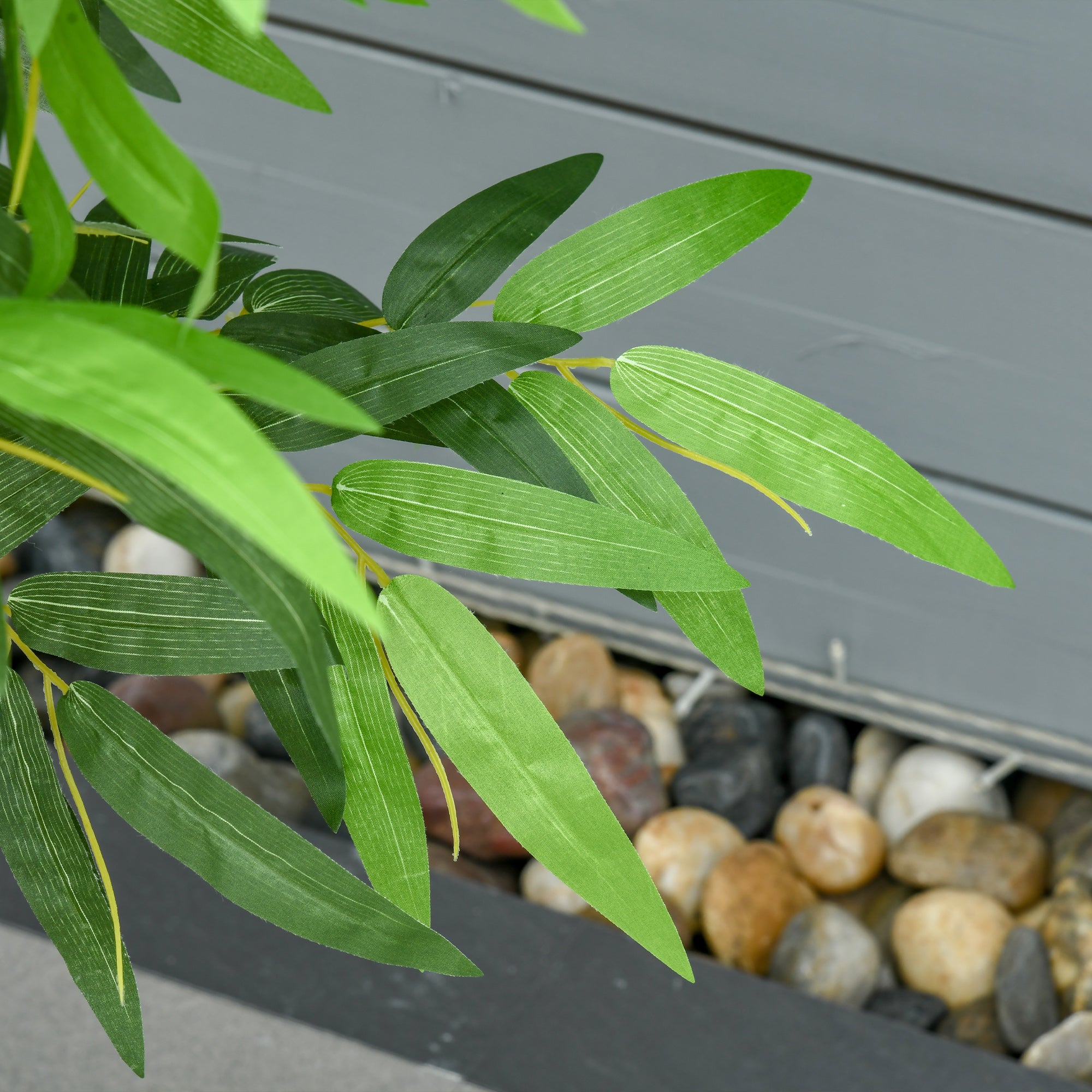 Artificial Bamboo Tree Large 140 cm Artificial Plant, Plastic Fake Plants in Pot, Artificial Bamboo with 780 Leaves like Real for Living Room Bedroom Office Garden Modern Decoration