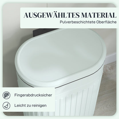 30L Pedal Bin with Removable Inner Bucket & Soft-Close Lid, Fingerprint-Resistant, Green (36.5 x 31.2 x 60.8 cm)