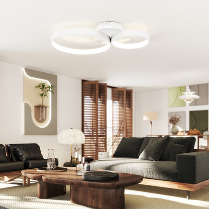 40W LED Ceiling Lamp Modern LED Ceiling Light 3000K/4000K/6500K for Bedroom Living Room Kitchen Dining Room White