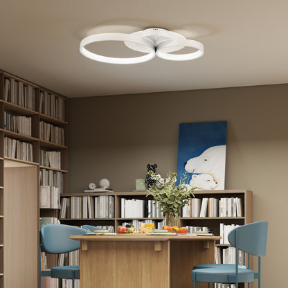 40W LED Ceiling Lamp Modern LED Ceiling Light 3000K/4000K/6500K for Bedroom Living Room Kitchen Dining Room White