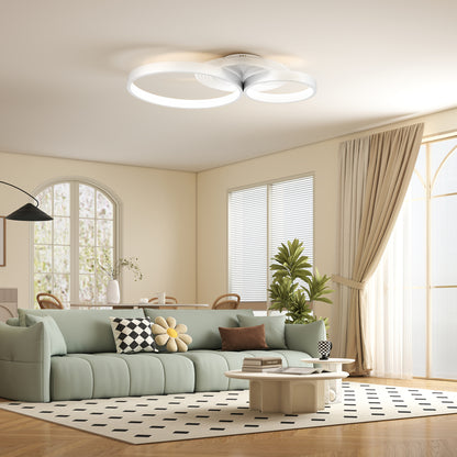 40W LED Ceiling Lamp Modern LED Ceiling Light 3000K/4000K/6500K for Bedroom Living Room Kitchen Dining Room White