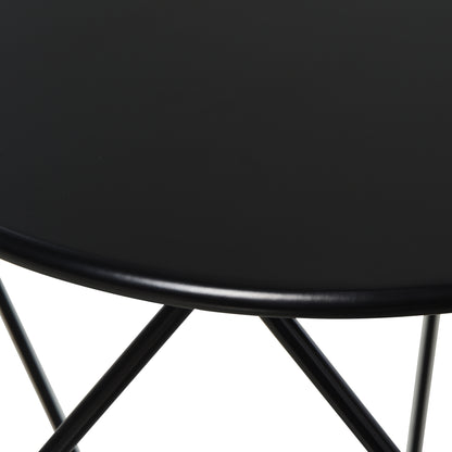 Nordic Minimalist Geometric Coffee Table, Steel, 54x54x44cm