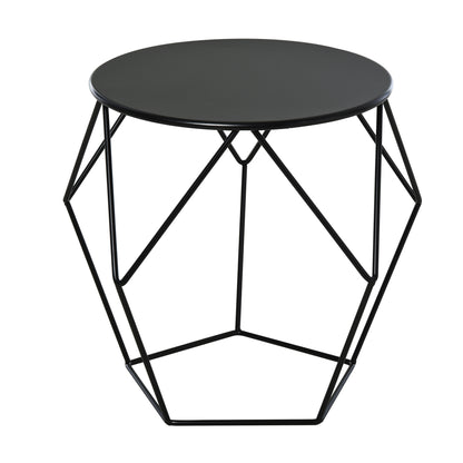 Nordic Minimalist Geometric Coffee Table, Steel, 54x54x44cm