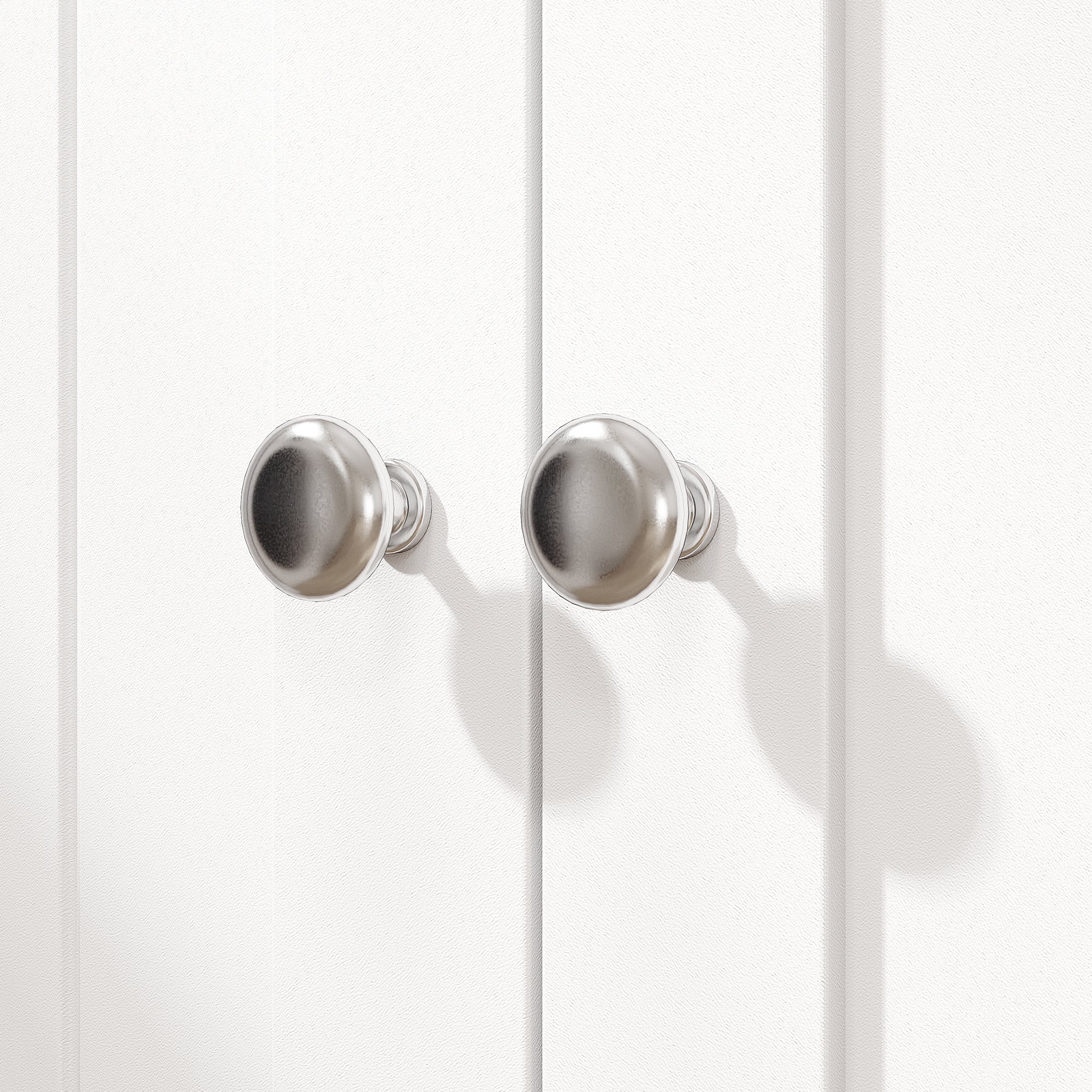 Rolling Ironing Cabinet with Foldable Ironing Board, Open Compartment & Adjustable Shelf — White, 131 x 37 x 89.5 cm