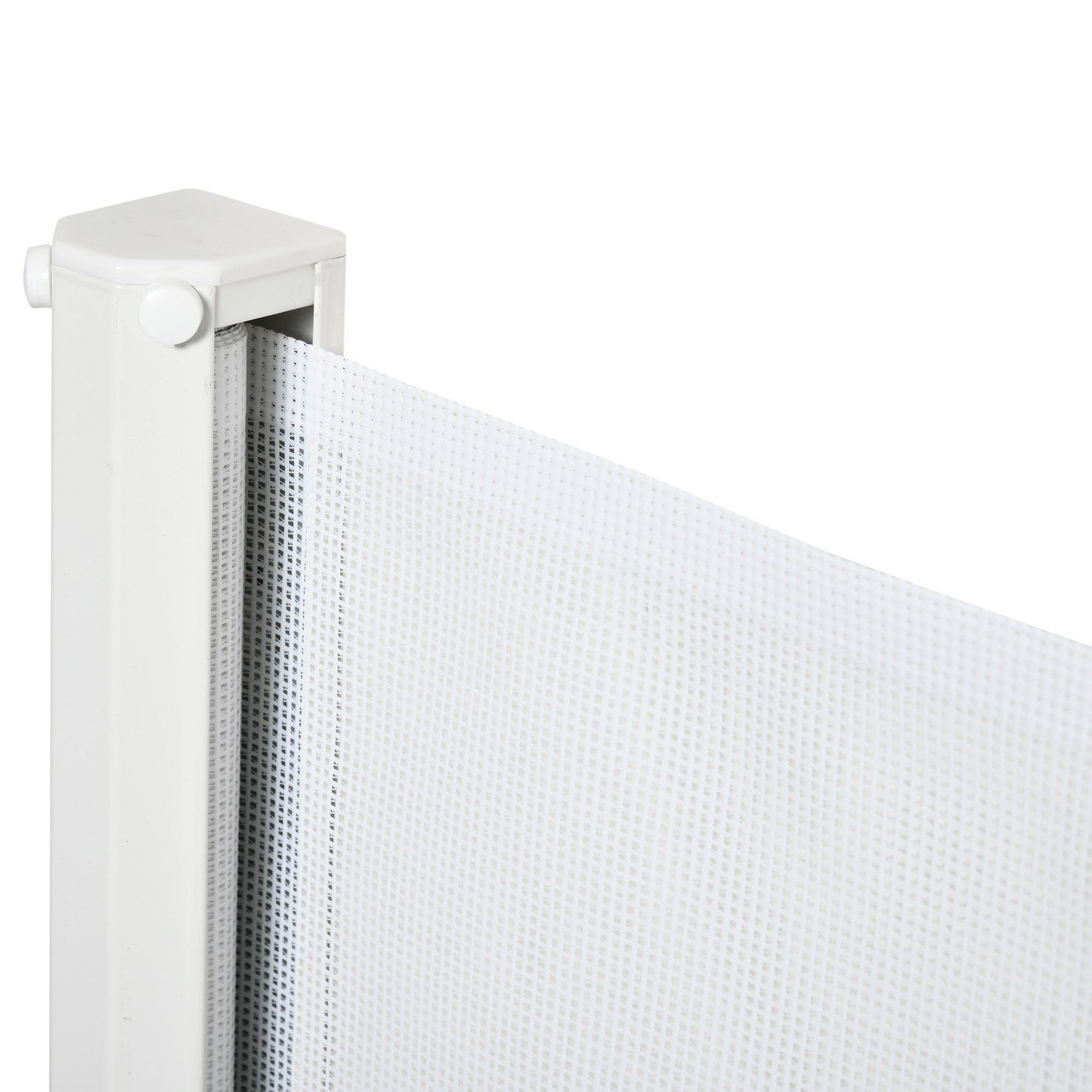 Stair Safety Gate 115 cm Dog Door Safety Gate Stair Guard Safety Partition Partition Door Safety Extendable Stair Safety Roller Shade Roller Retractable Plastic White