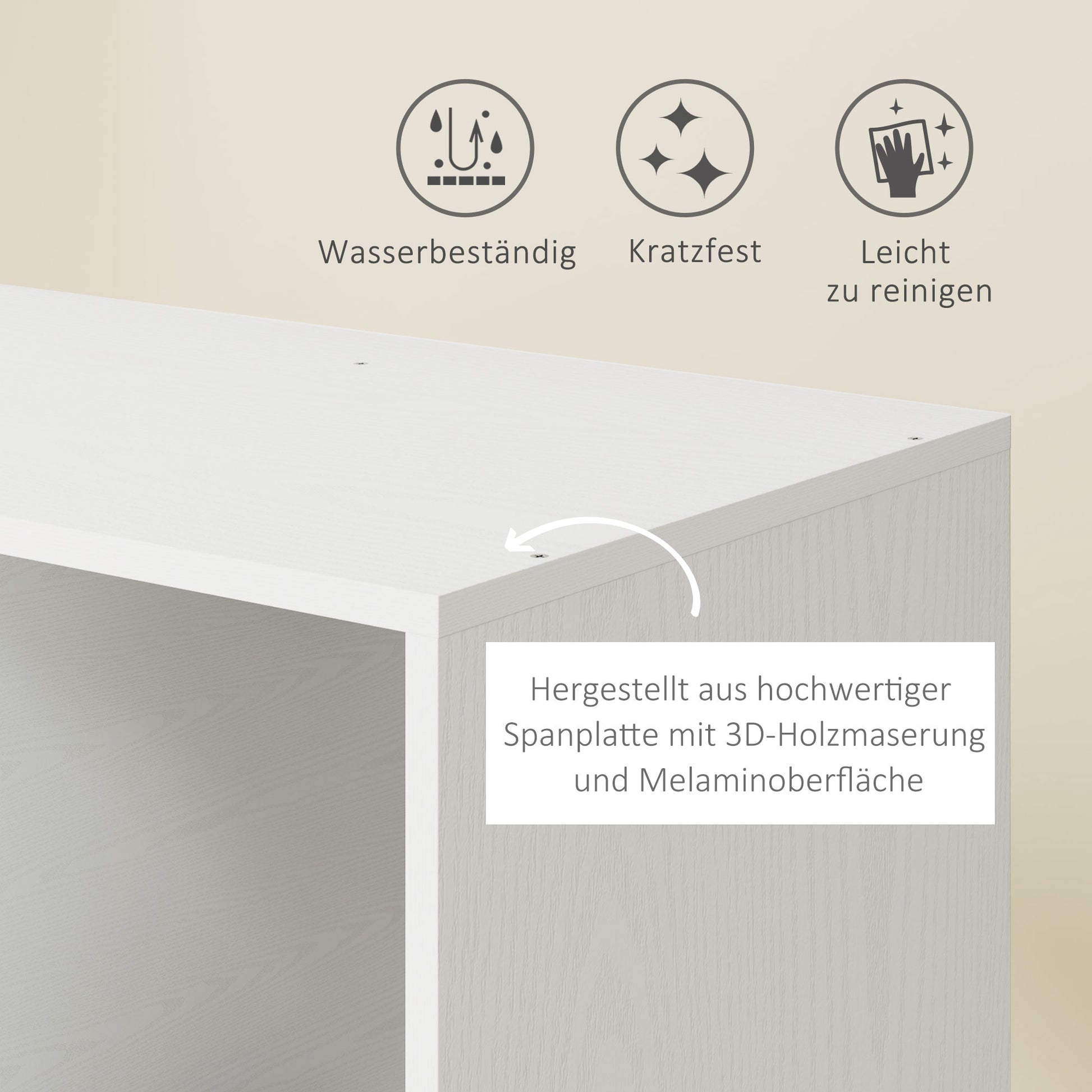 Wardrobe on Wheels, Mobile Wardrobe, 1 Clothes Rod, 3 Shelves, Wardrobe Cabinet, Rolling Clothes Stand for Hallway, Bedroom, 80 x 40 x 128 cm, White
