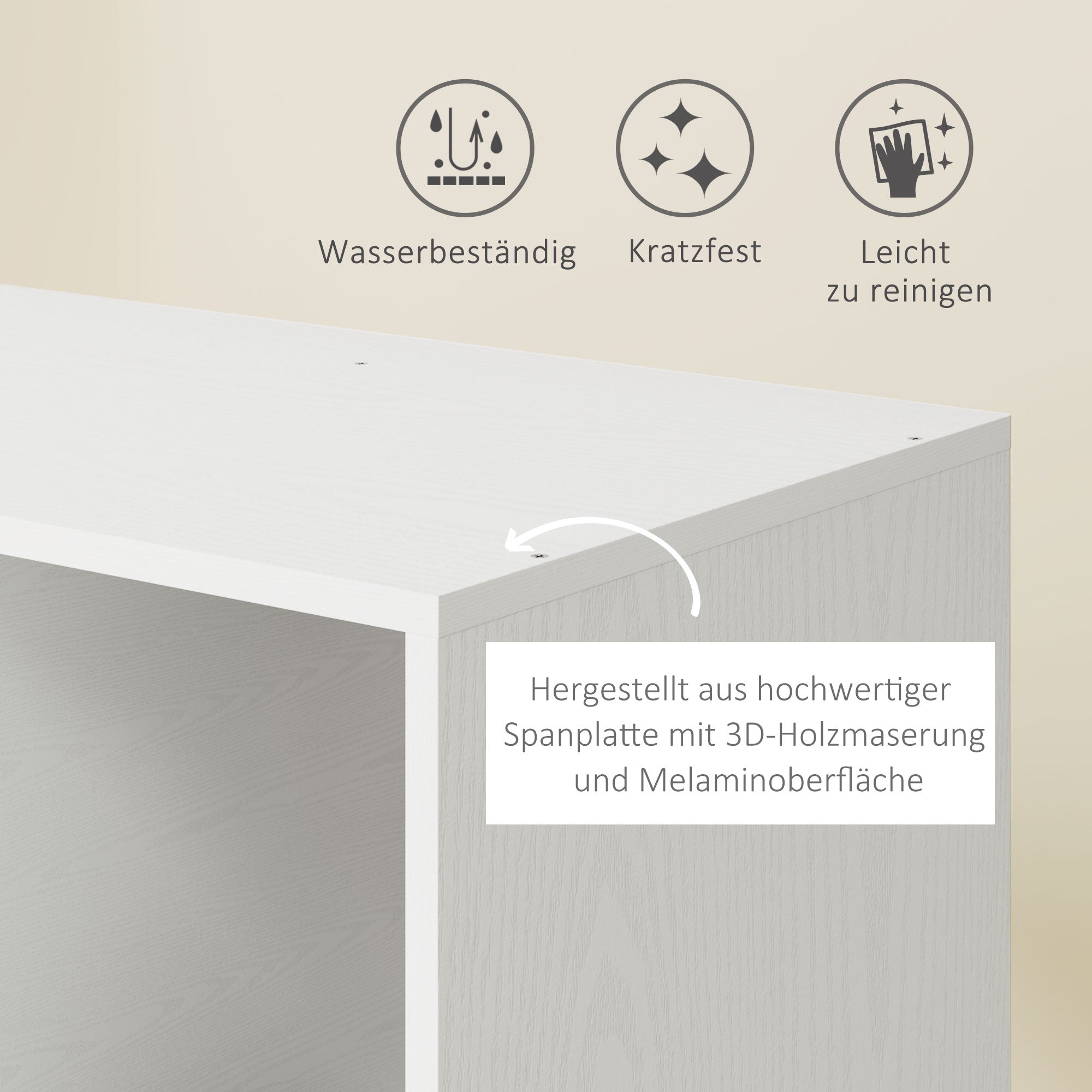 Wardrobe on Wheels, Mobile Wardrobe, 1 Clothes Rod, 3 Shelves, Wardrobe Cabinet, Rolling Clothes Stand for Hallway, Bedroom, 80 x 40 x 128 cm, White