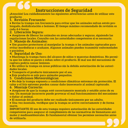 Live Animal Trap 100x24x30 cm Rat Trap with 2 Doors and Steel Frame for Indoor and Outdoor Green