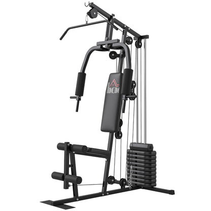 Fitness Power Station Strength Training Machine with 9 weight blocks of 5 kg each, total 45 kg, for a complete workout - 200 x 135 x 103 cm