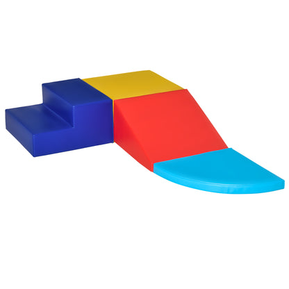 4 Piece Foam Building Blocks Children Soft Blocks Climbing Bricks Soft Giant Blocks Building Toy Large Blocks Foam Blocks Play Blocks for Babies & Toddlers Multicolor