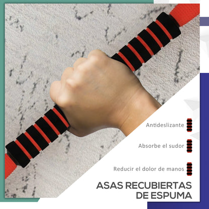 SPORTNOW 20kg Adjustable Dumbbell Kit 4-in-1 Weight Set with Kettlebell Barbell for Strength Training at Home Gym Office Red