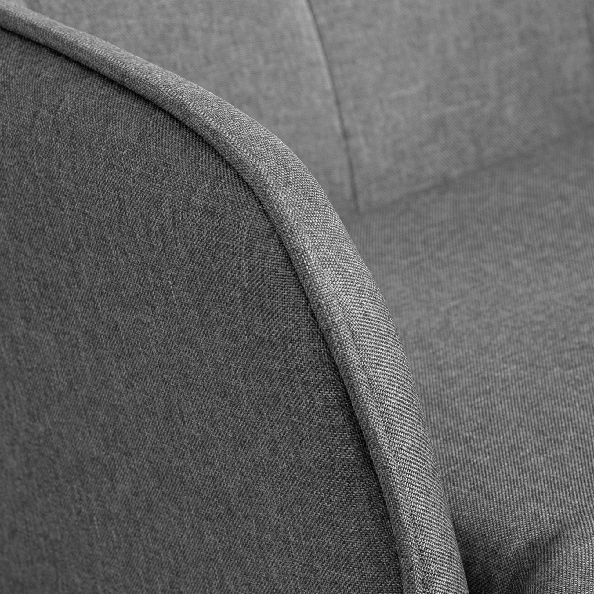 Rocking Chair with Ottoman, Armchair, Nursing Chair with Linen Look, Rocking Chair up to 130 kg Capacity for Bedroom, Living Room, Dark Gray