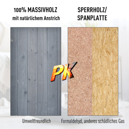 Cat House for Cat Bed or Litter Box, Cat Cabinet, Indoor Cat Toilet, Fir Wood, Asphalt Roof, Gray, 59 x 55 x 109 cm