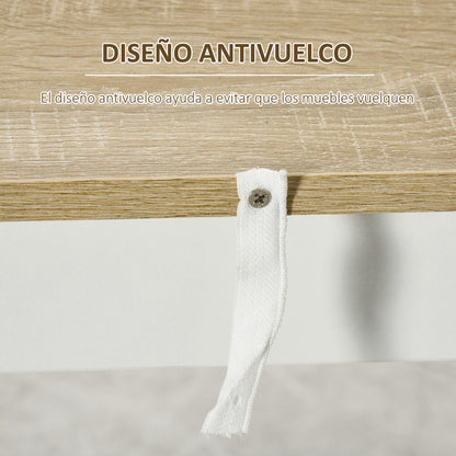 Bar Table Bistro Table Dining Table High Table with 3 Side Shelves and Wooden Structure Load 50 kg 112x57x106 cm White