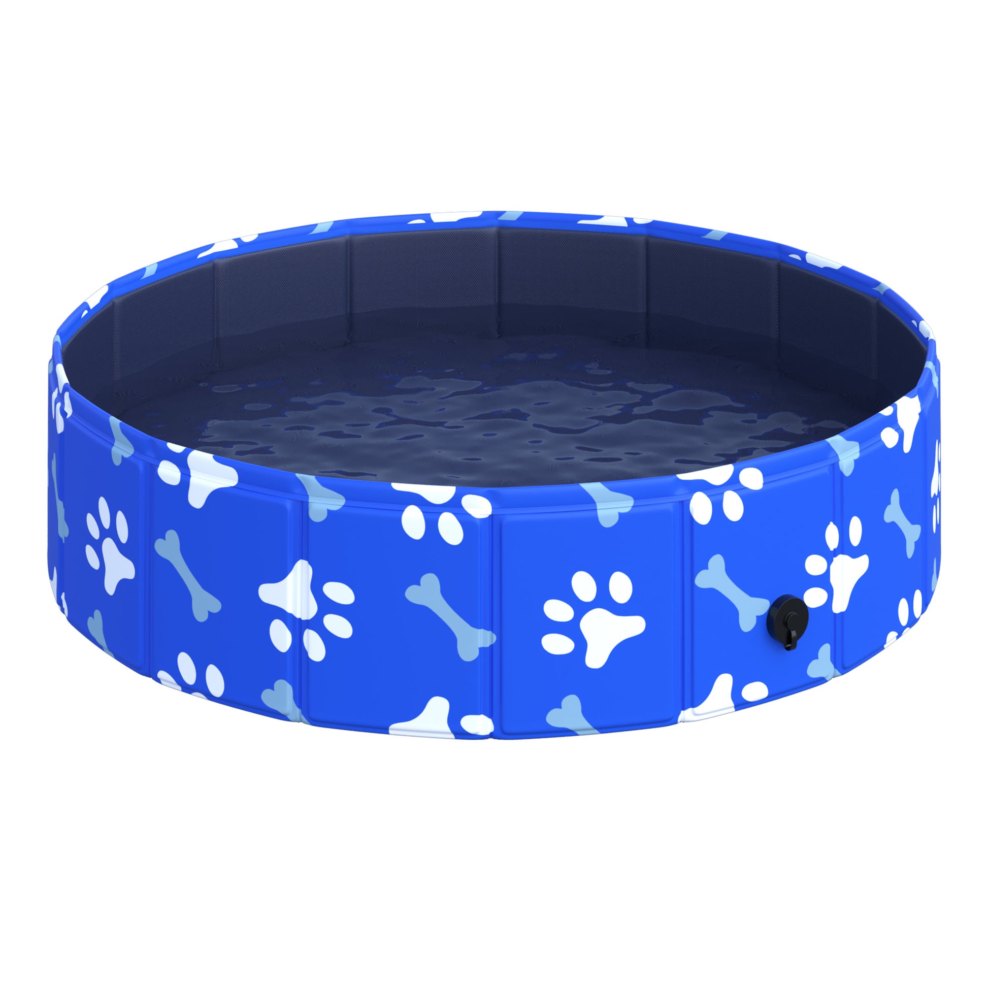 Dog Pool Foldable Paddling Pool for Dogs up to 25 kg Ø80 x 20 cm Non-slip Dog Bathtub Swimming Pool Swimming Pool for Dogs and Cats
