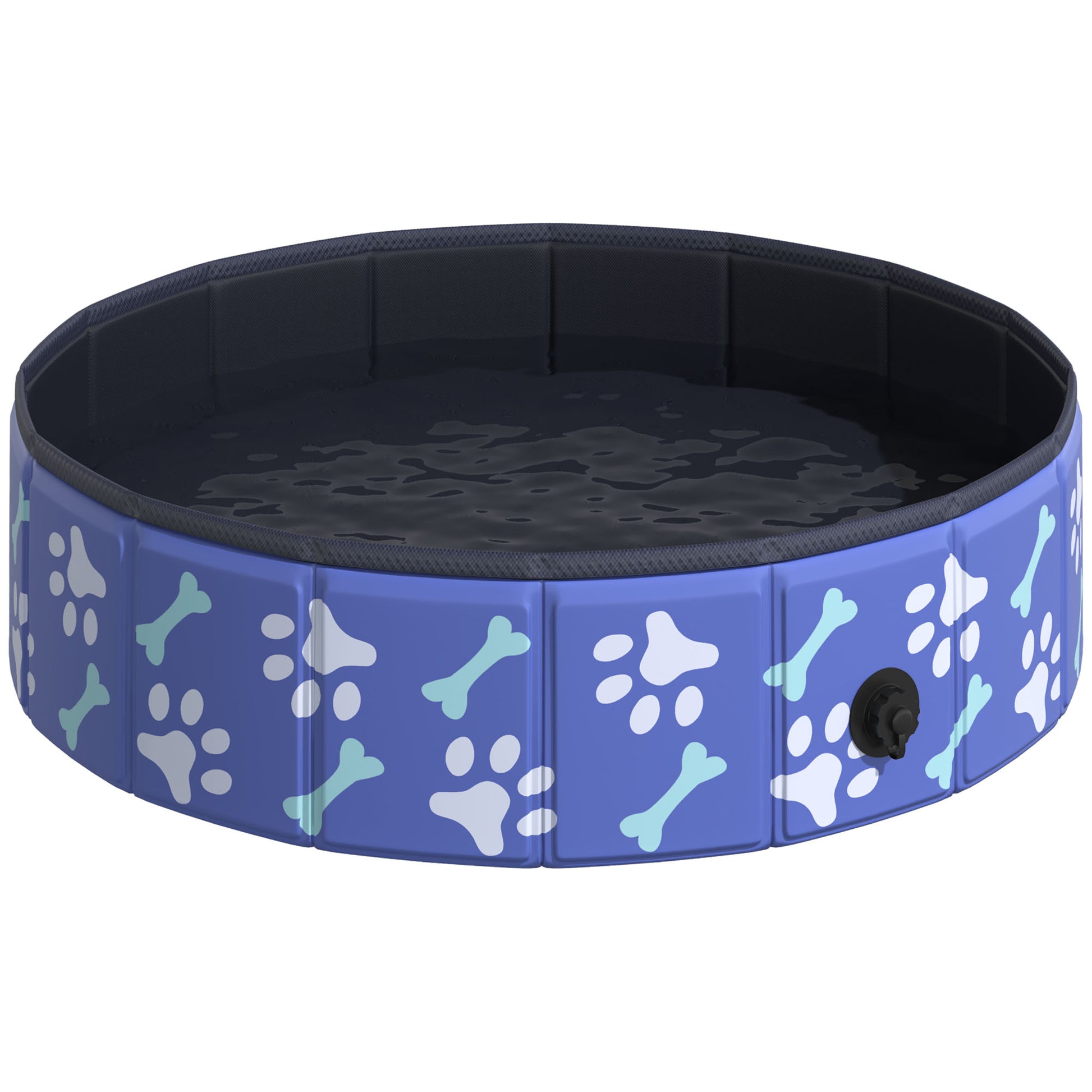 Dog Pool Foldable Paddling Pool for Dogs up to 25 kg Ø80 x 20 cm Non-slip Dog Bathtub Swimming Pool Swimming Pool for Dogs and Cats