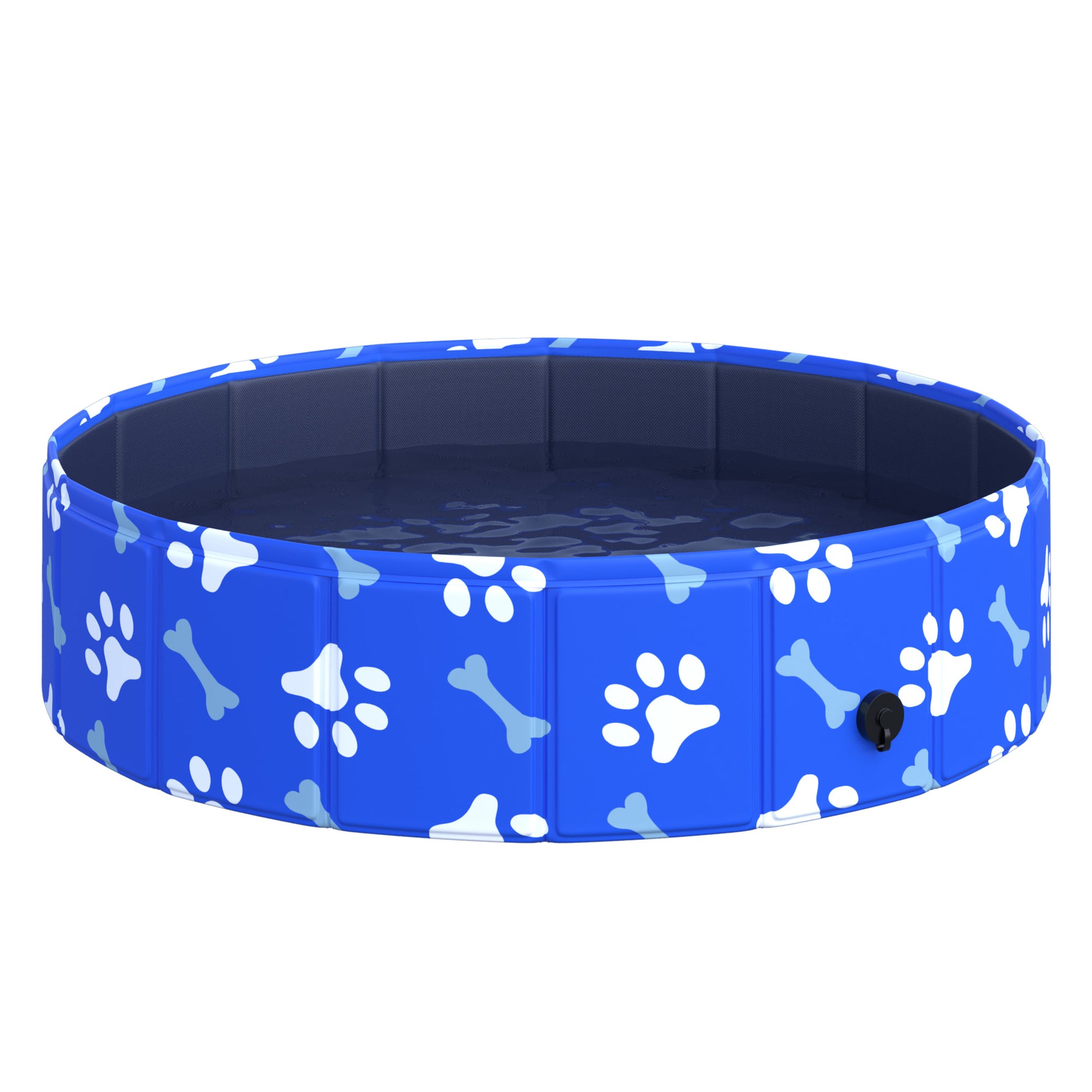 Dog Pool Foldable Paddling Pool for Dogs up to 25 kg Ø80 x 20 cm Non-slip Dog Bathtub Swimming Pool Swimming Pool for Dogs and Cats