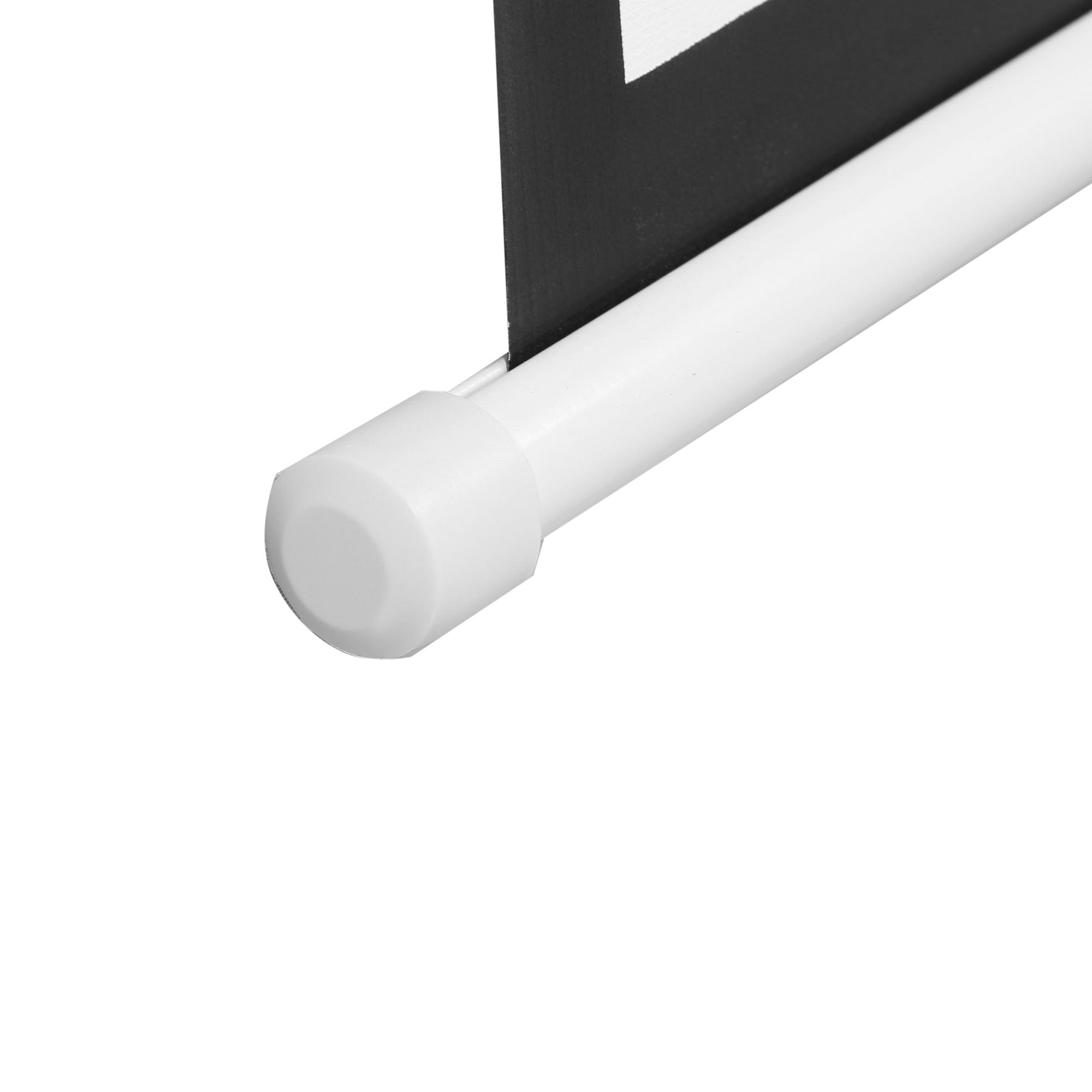 120" 4:3 Adjustable Height Projector Screen, Fabric and Metal Projection Screen, 251.8x183 cm, Black