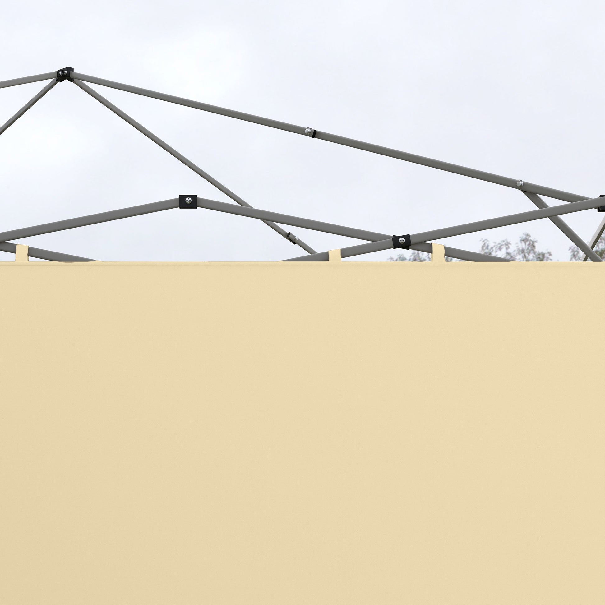 Replacement Side Panels for Gazebo Walls 3 x 3 or 3 x 6 m 2 Pieces Beige