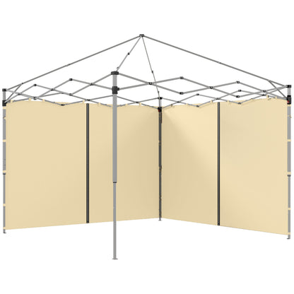 Replacement Side Panels for Gazebo Walls 3 x 3 or 3 x 6 m 2 Pieces Beige