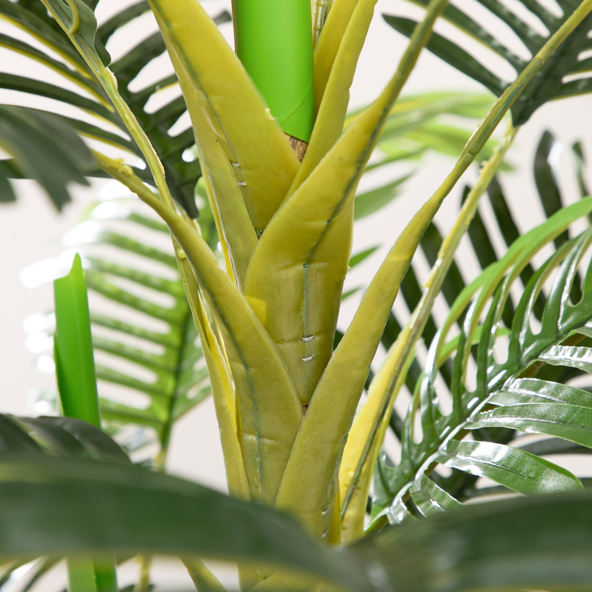 Artificial Palm 190 cm Artificial Plant, Plastic Artificial Plants in Pot Artificial Palm, Fake Plant for Living Room Bedroom Office Garden Modern Decoration Gift