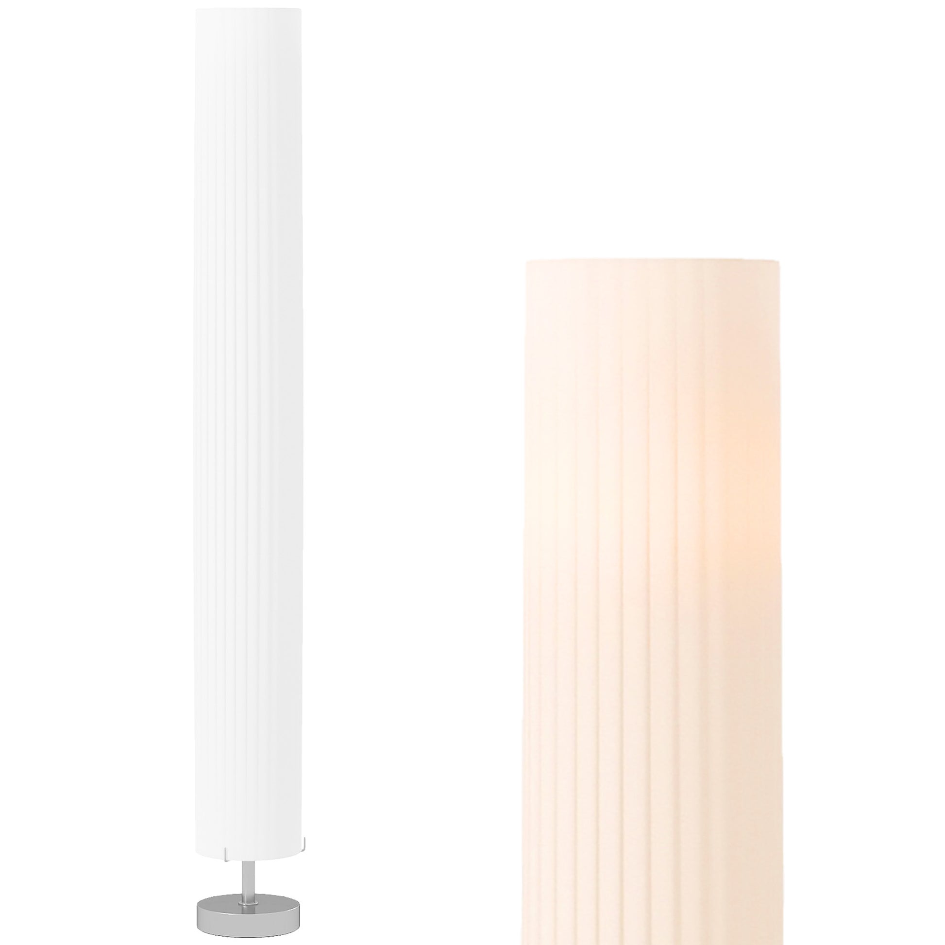 Modern Style Floor Lamp Stand Lamp for Living Room and Bedroom 120 cm White