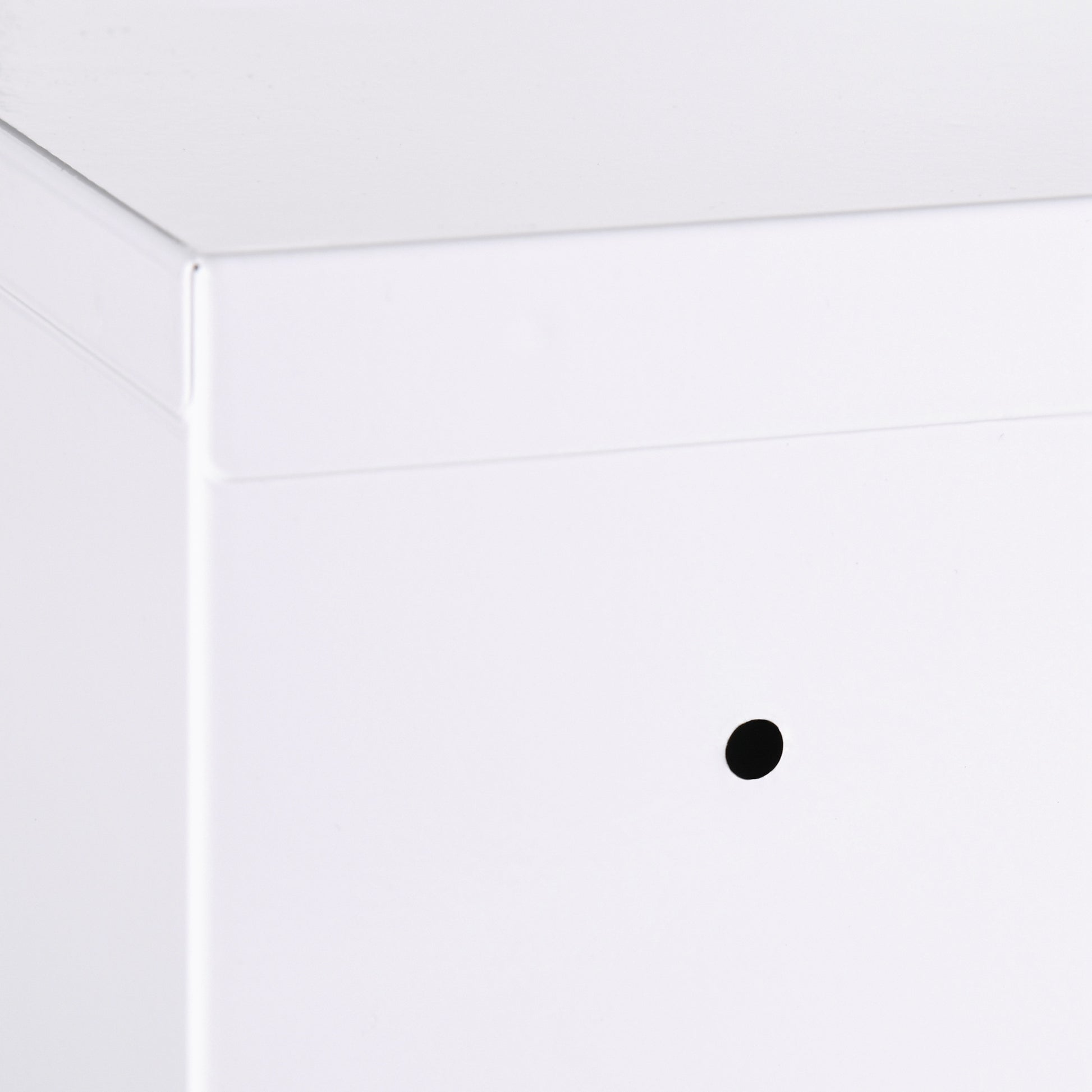 Medicine Cabinet, Pharmacy Cabinet with 3 Compartments, Medication Cabinet, Lockable First Aid Cabinet with 2 Keys, Steel, White, 30 x 14 x 46 cm