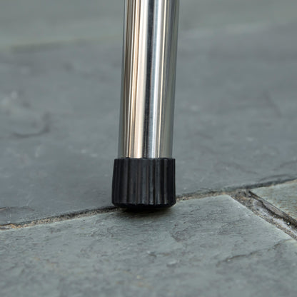 Charcoal BBQ Portable Barbecue with Stainless Steel Grill Spice Tray and Storage Shelf for Garden Camping 96x61x72 cm Black