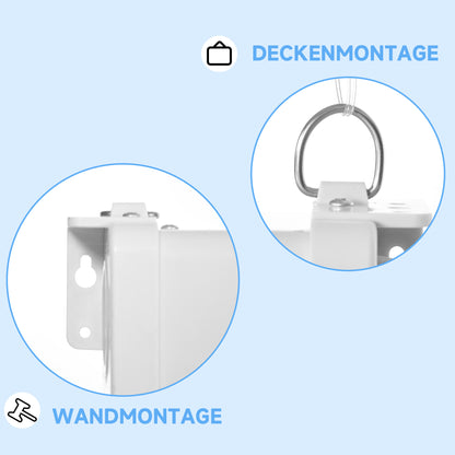 Projector Screen 187 x 150 cm 80 Inch 16:9 HD 4K Projection Screen Roll-Up Screen for Home Theater or Office Presentations