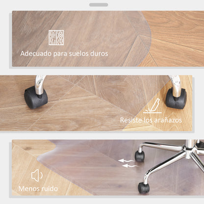 Office Chair Mat 90x120cm Carpet Floor Protector (Convex, Non-slip Spikes)